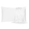 Homeroots 20 x 26 in. White Dreamy Silky Satin Standard Size Pillowcases 387858 - alternate 1